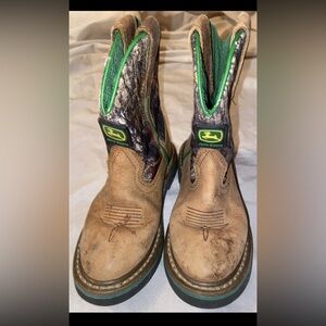 John Deere Boys Size 11M Boots